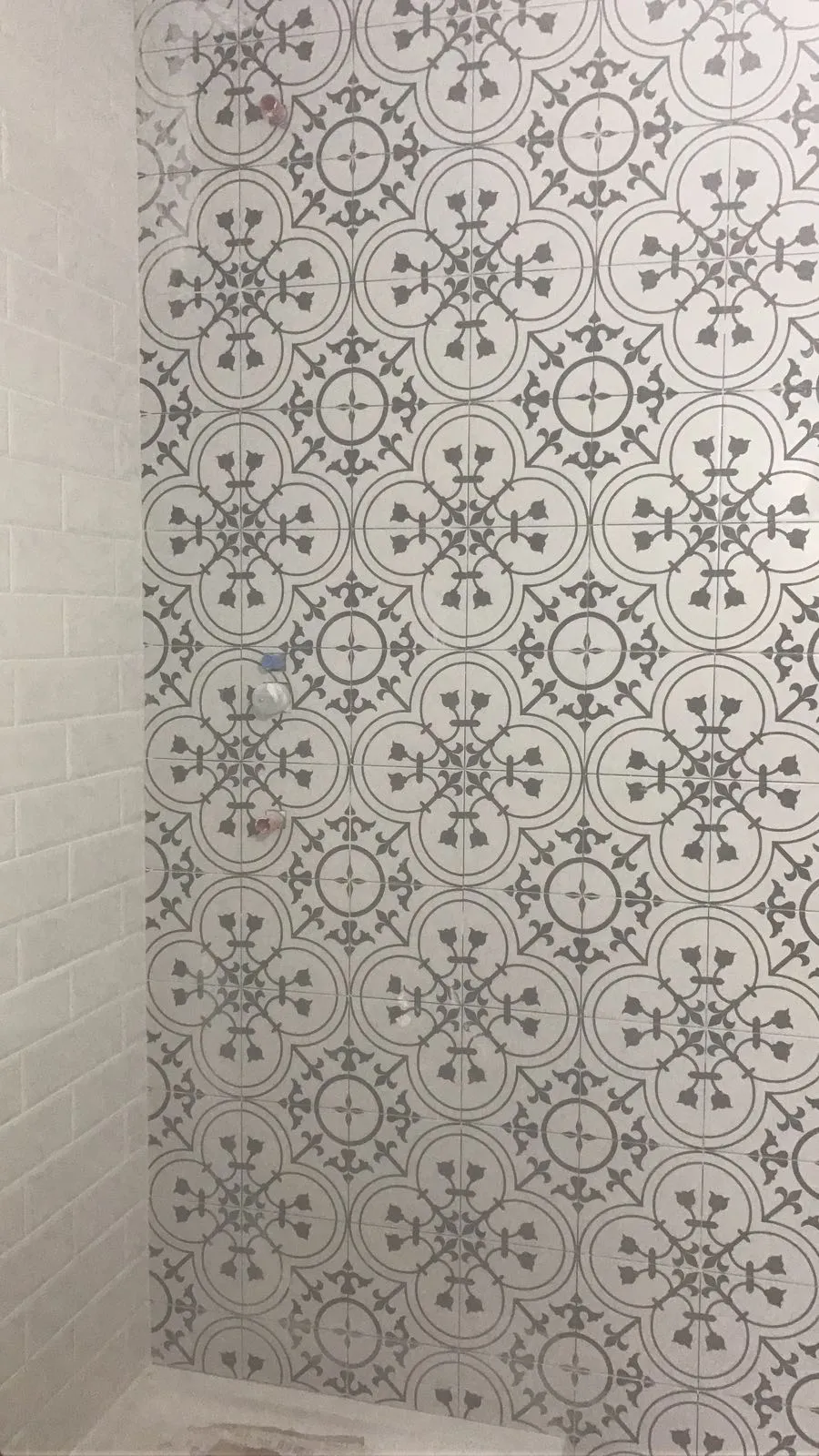 Foto del bagno ospiti di Pink House a lavoro concluso