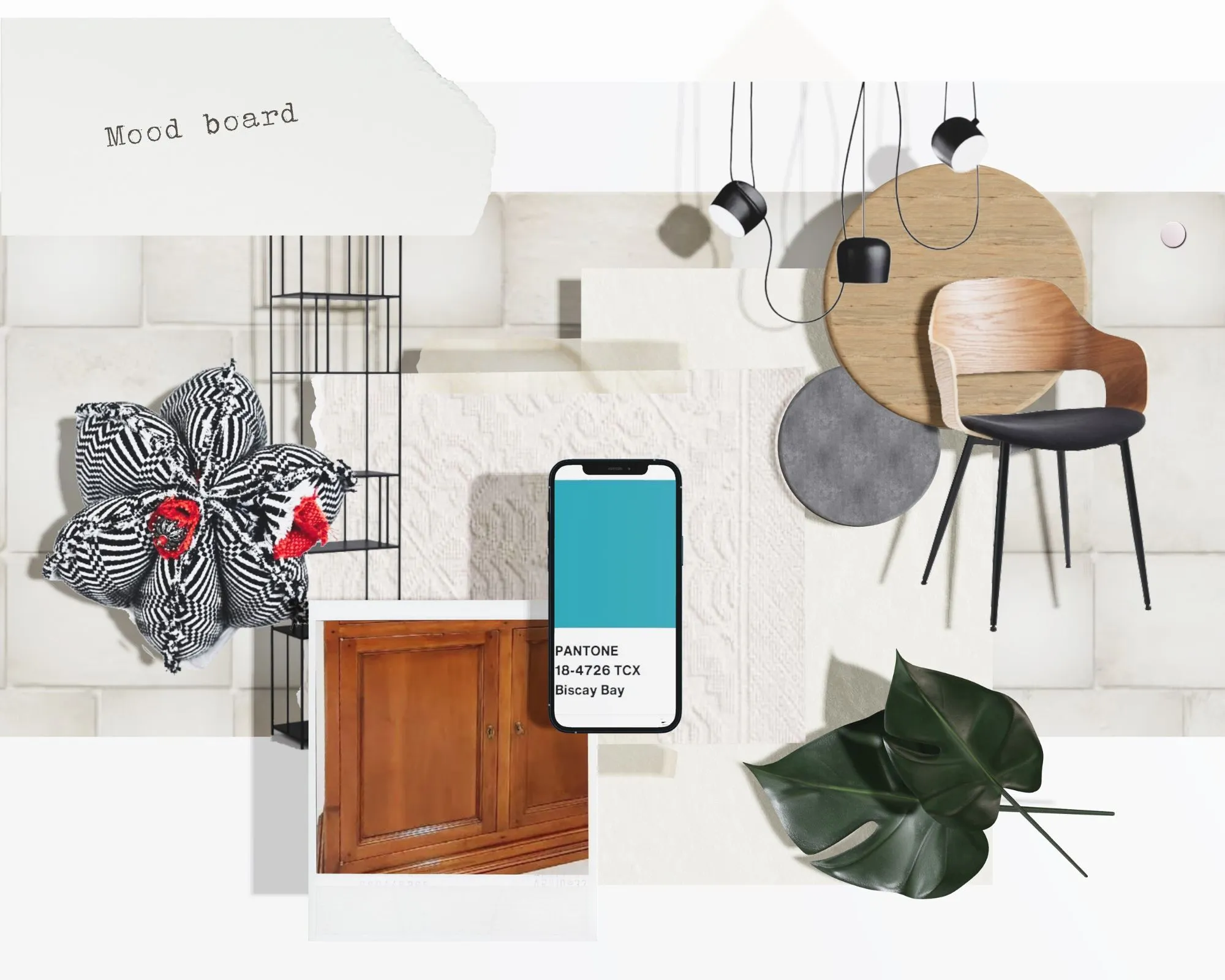 Moodboard del progetto Brown House