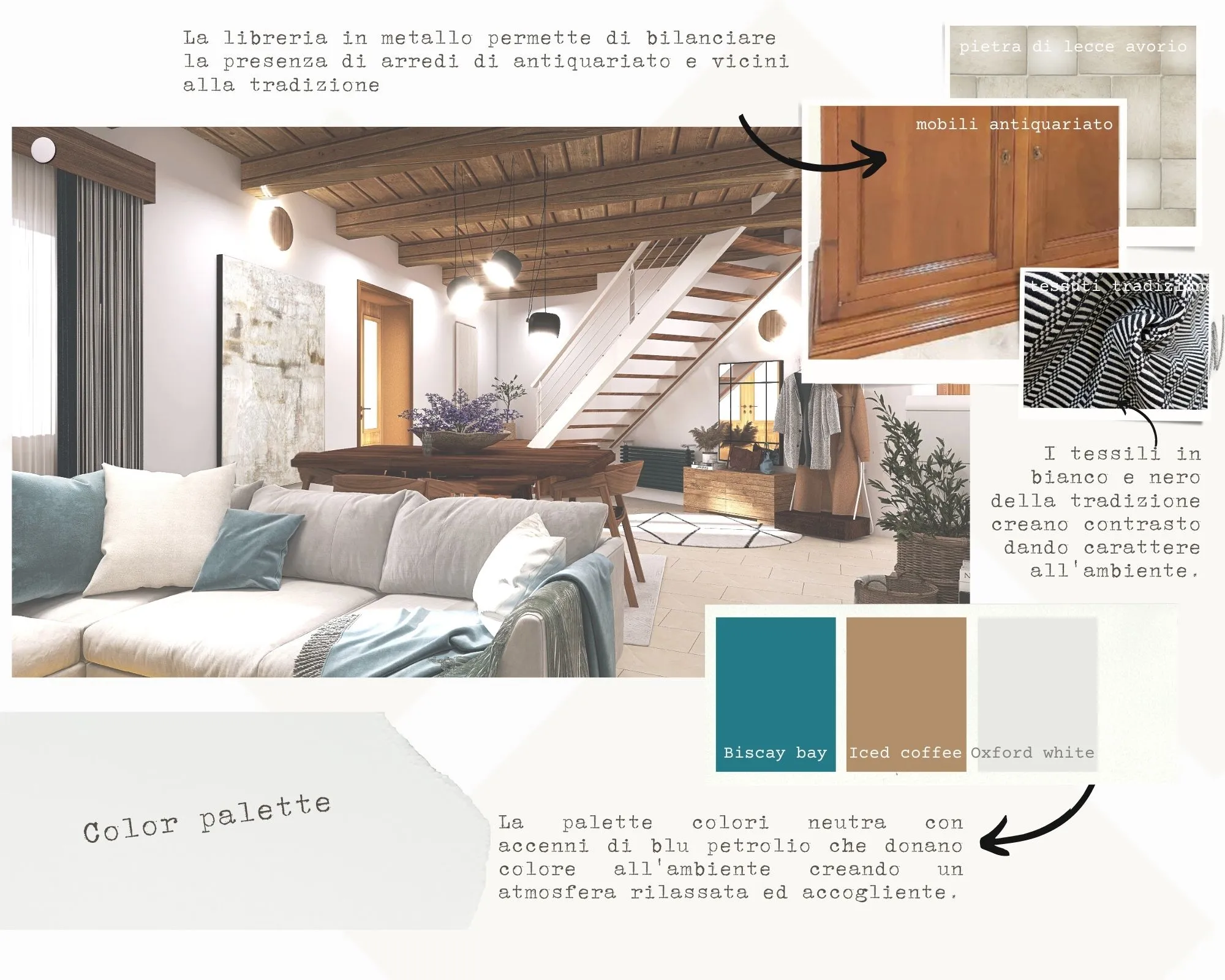 Palette colori del progetto Brown House