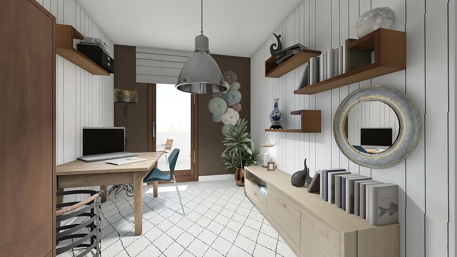 Studio di Black House a Elmas, render della proposta di progetto