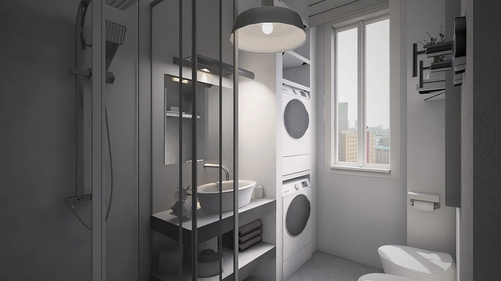 Bagno di White House a Cagliari, render della proposta di progetto